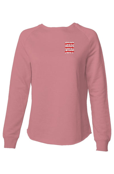 Womens Lightweight Embroidered Logo Sweatshirt