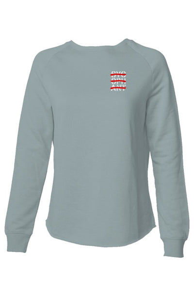 Womens Lightweight Embroidered Logo Sweatshirt