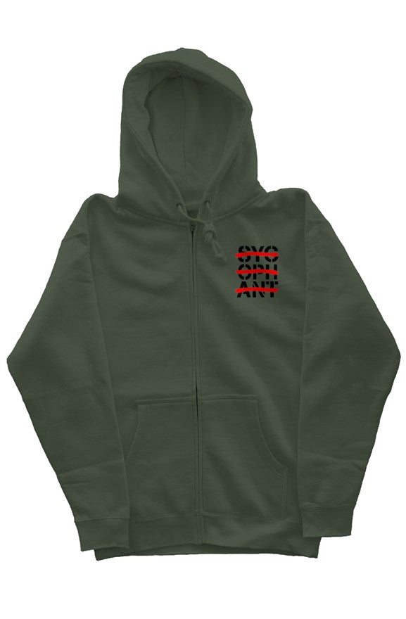 Heavyweight Zip Hoodie (Embroidered Logo)