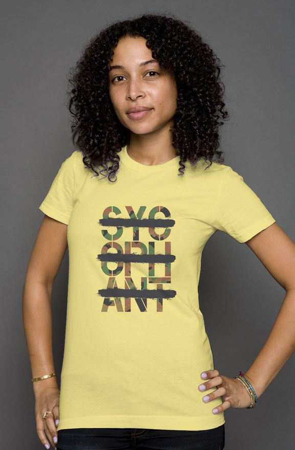 Womens Camo Logo T-Shirt