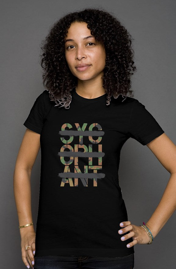 Womens Camo Logo T-Shirt